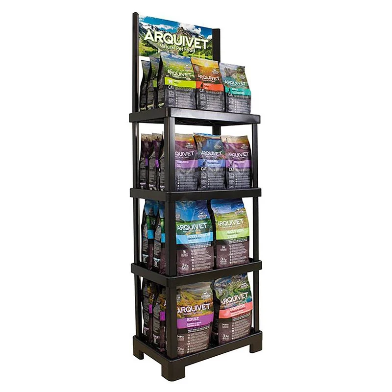 Expositor de plástico Pet Food