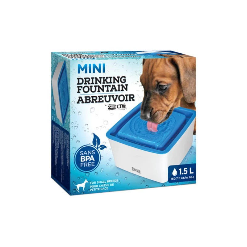 Bebedero Mini Fuente Zeus 1,5L