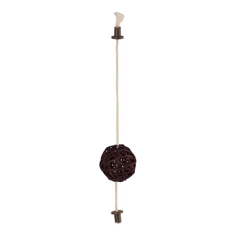 Pelota de ratán de juguete para muebles Vesper - Marrón