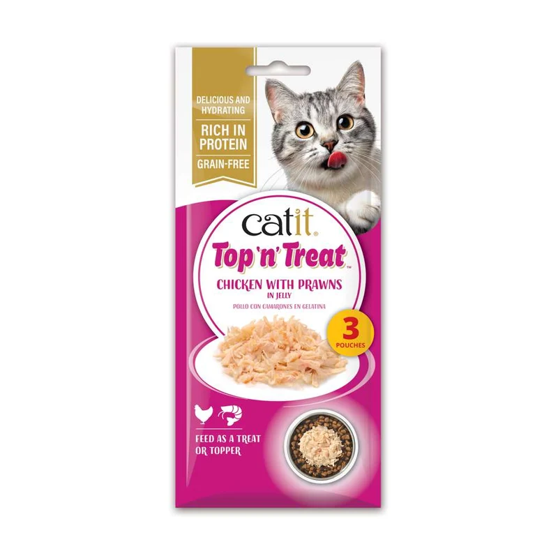 Snack Catit Top 'N' Treat de pollo