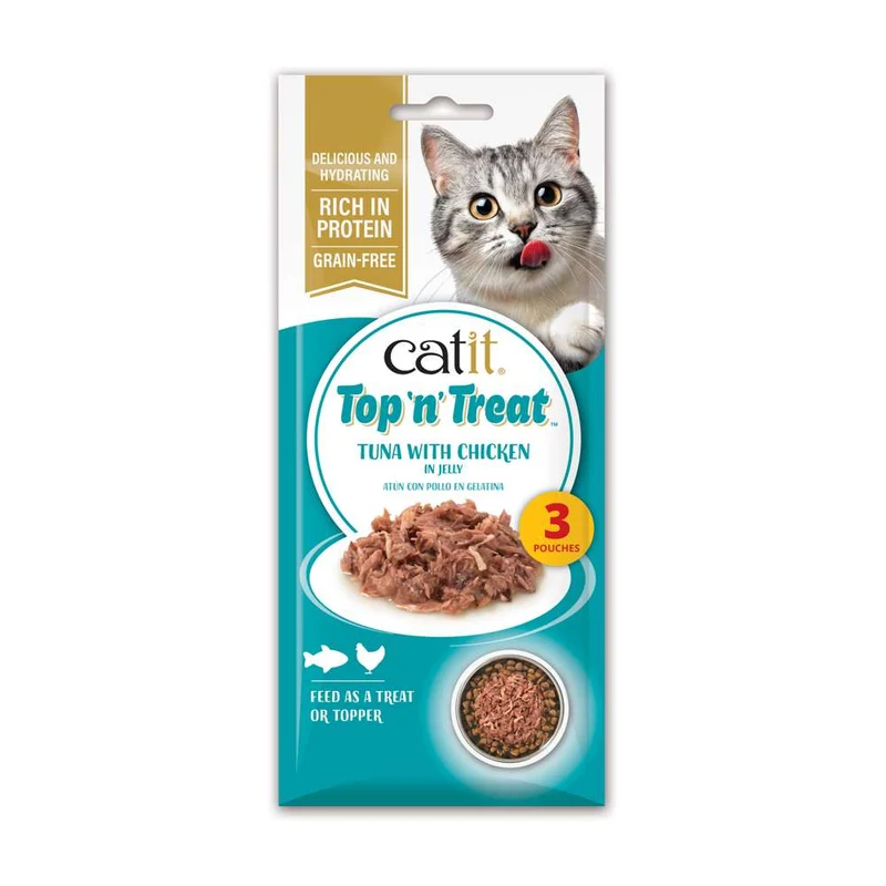 Snack Catit Top 'N' Treat de atún