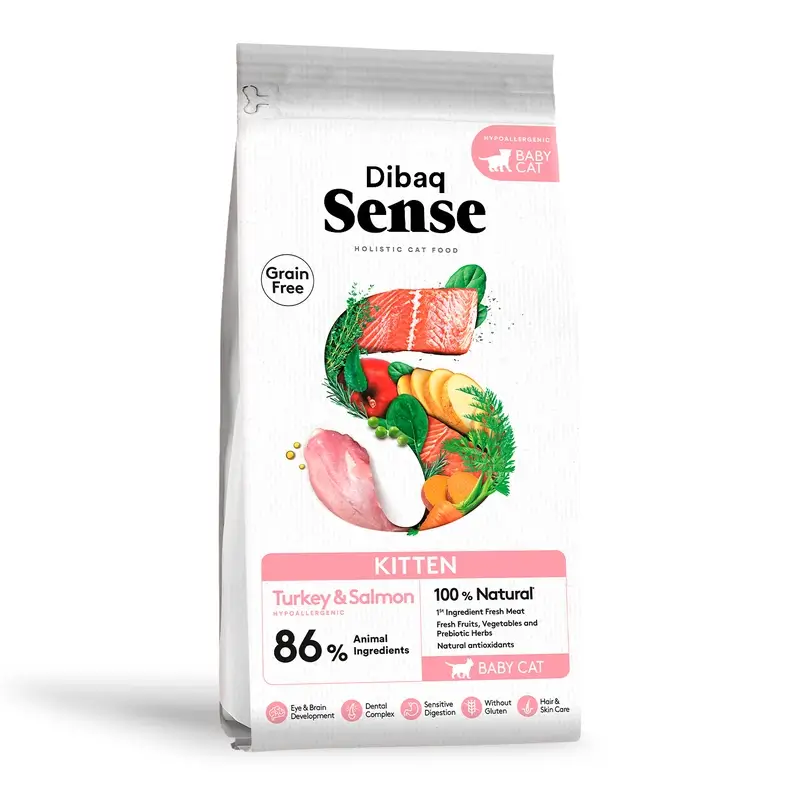 Dibaq Sense Pienso Gatos Grain Free Gatito, 1,5 kg