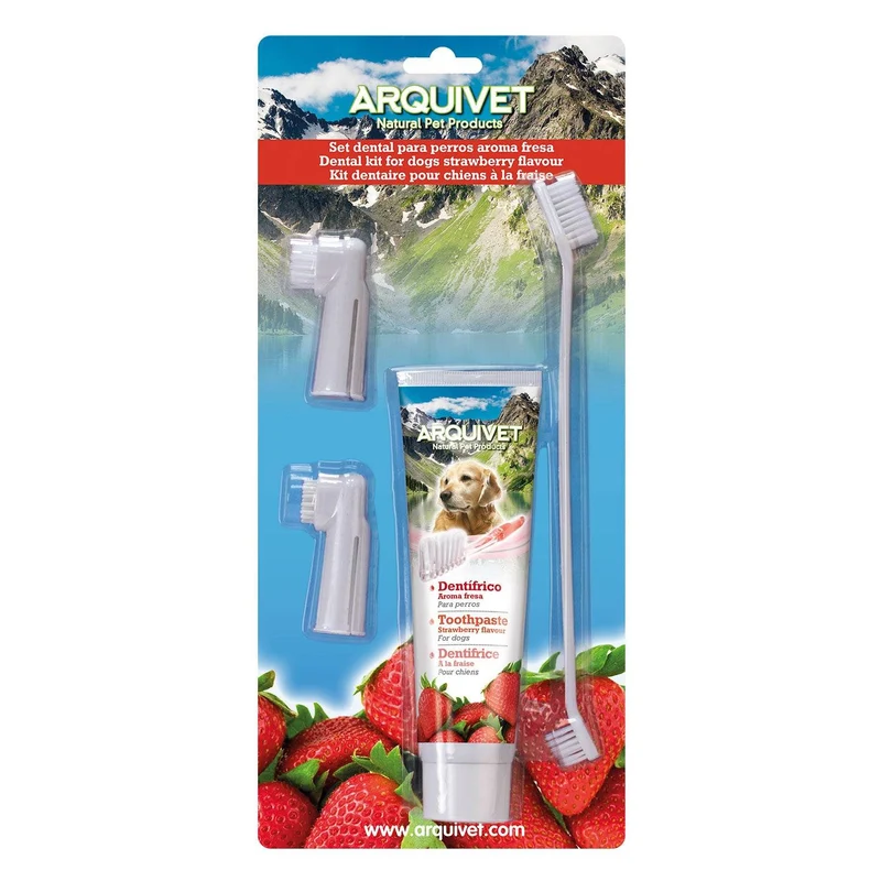 Set dental con aroma Fresa