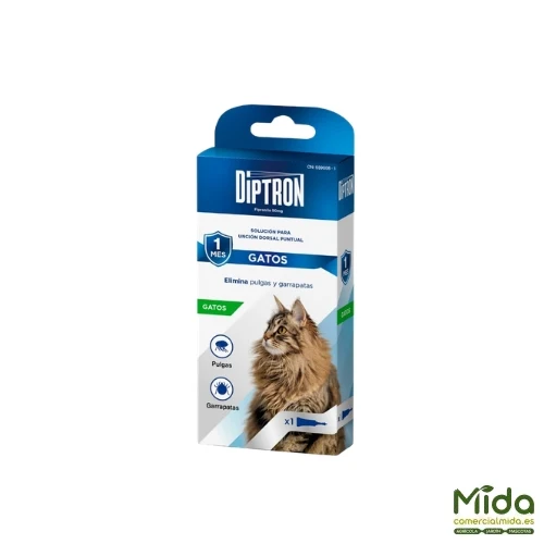 DIPTRON Pipetas Antiparasitarias Para Gatos