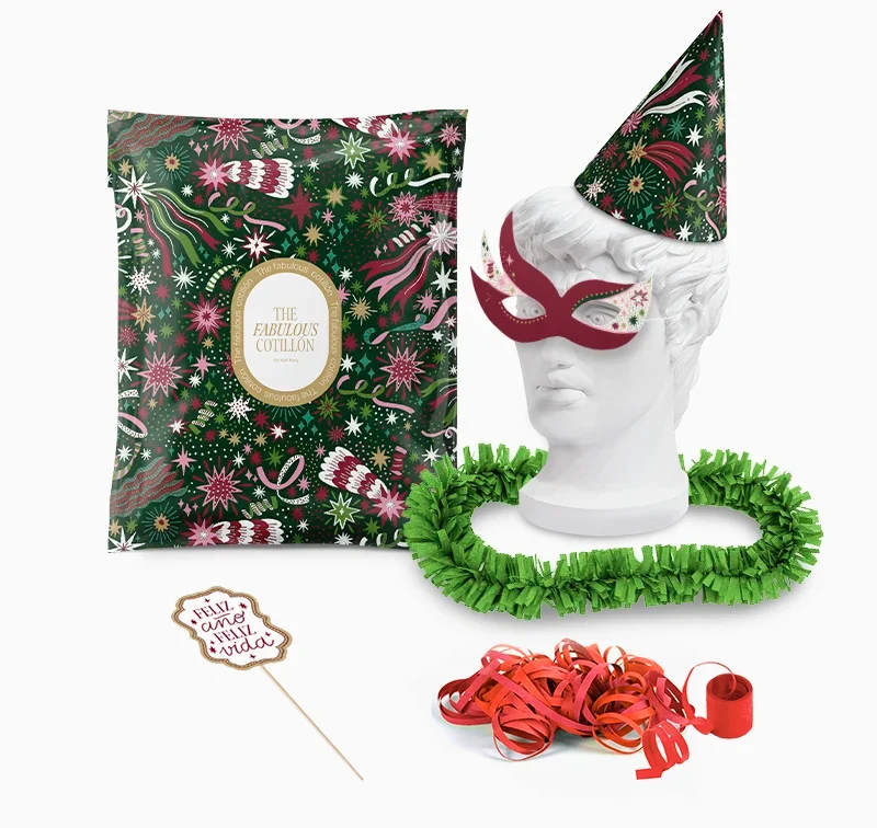 Bolsa de Cotillón Eco Nochevieja 5 piezas (48 uds)