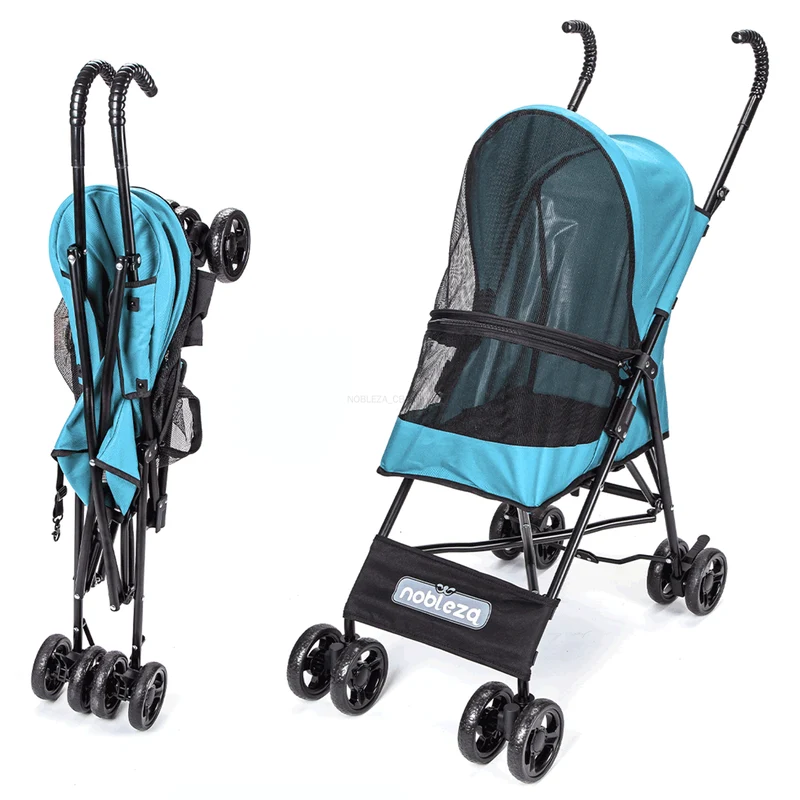 Silla de Paseo para Mascotas- Azul Claro