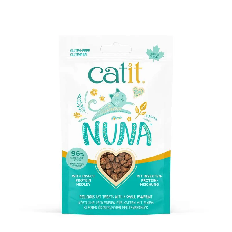 Snacks Catit Nuna – Snacks a Base de Proteína de Insecto para Gatos