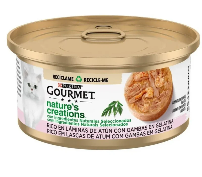 Gourmet Nature's Creations Atún y Gambas en Gelatina 70 gr