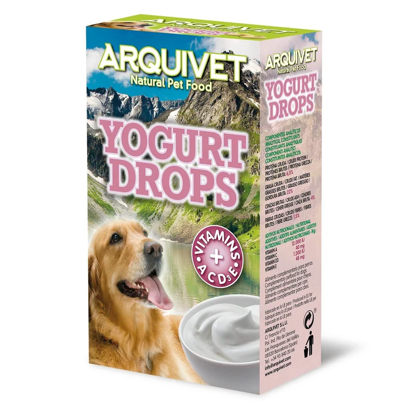Drops de yogurt para perro 65 gr