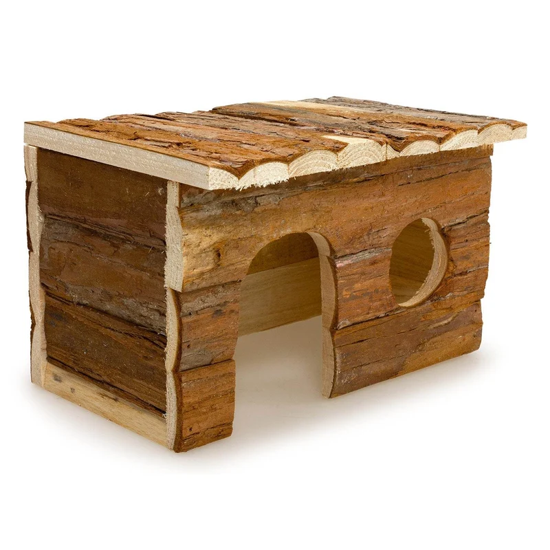 Casa de madera para roedores (2 tamaños)