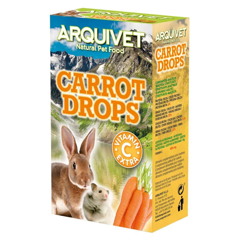 Drops de zanahoria 65 gr