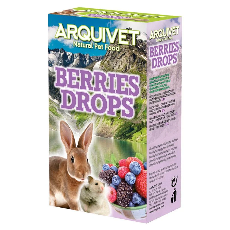 Drops de frutas del bosque 65 gr
