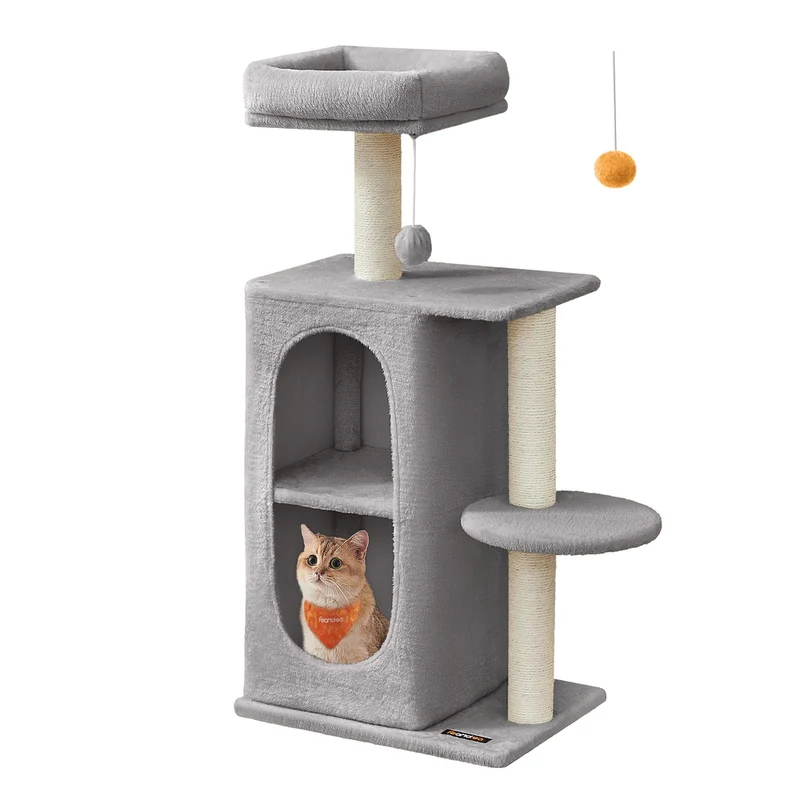 Árbol para Gatos con 2 Cuevas para Casas con Varios Gatos