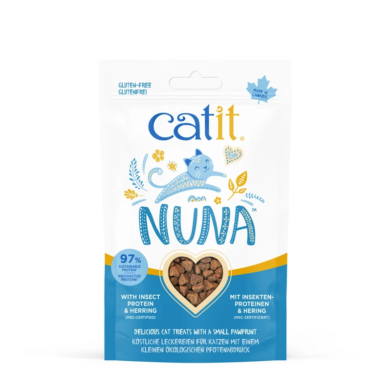 Snacks Catit Nuna – Snacks a Base de Proteína de Insecto para Gatos
