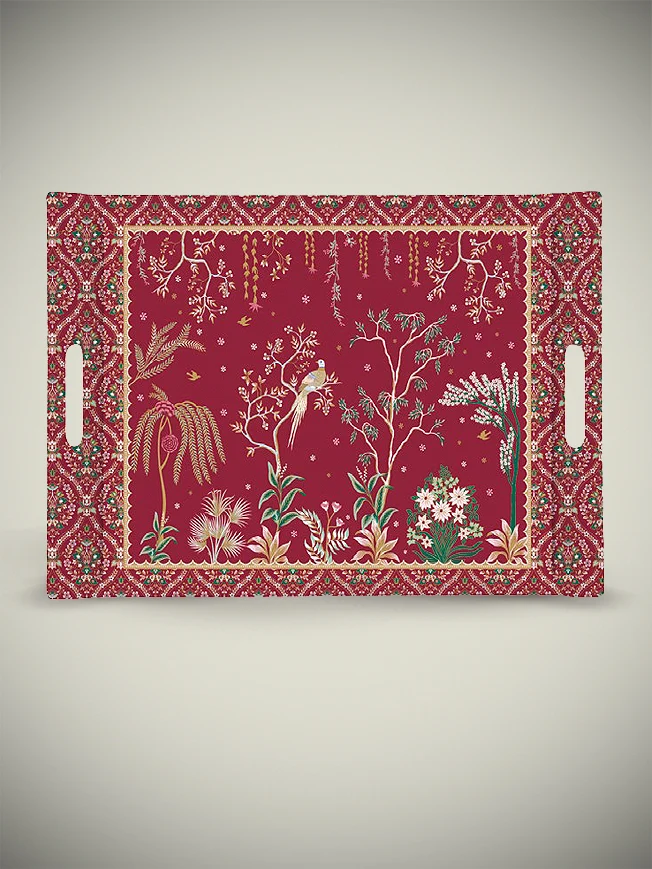 Bandeja Rectangular Grande 'Eclectic Chic' - 49x34 cm