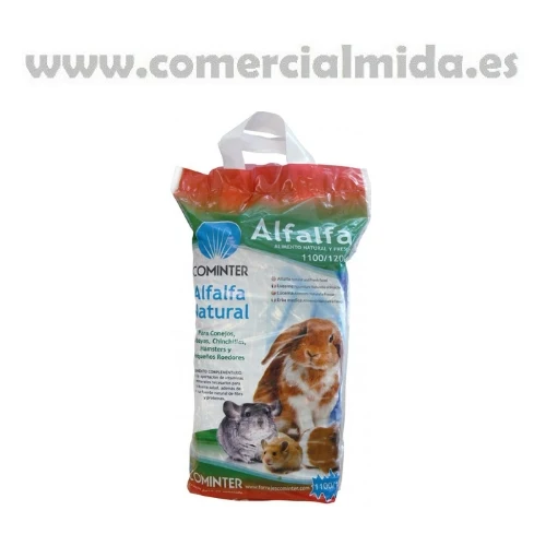 Alfalfa Deshidratada Cominter para Roedores 1,1 - 1,2 kg