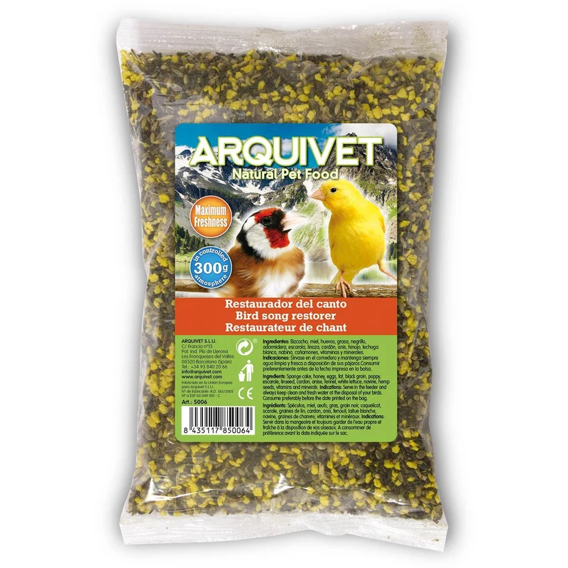 Restaurador del canto para aves granívoras - 300 g