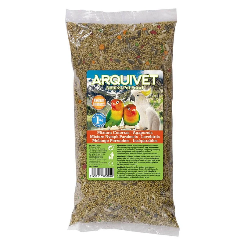 Mixtura cotorras y agapornis - 1 kg