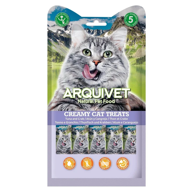 Snack cremoso de Atún y Cangrejo - Creamy Cat Treats