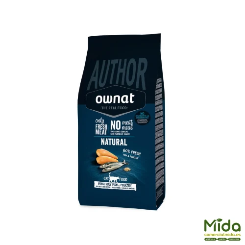 Pienso OWNAT Author Fresh Oily Fish & Poultry para Gatos