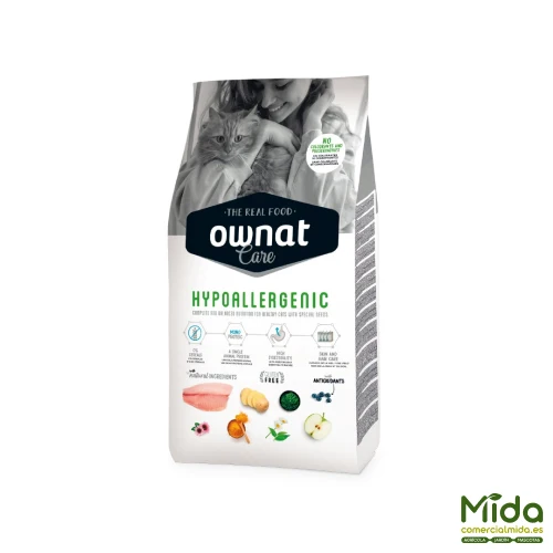 Pienso OWNAT Care Hypoallergenic para Gatos