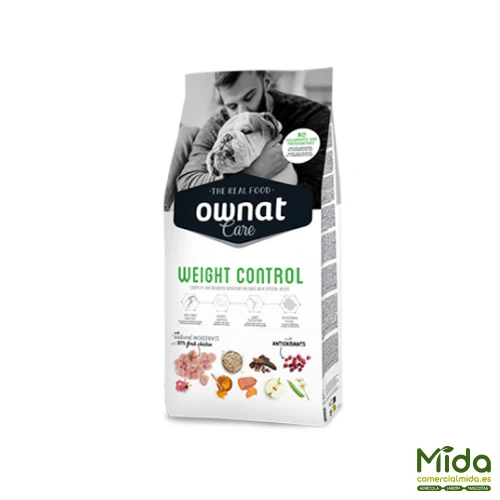 Pienso OWNAT Care Weight Control para Perros con Tendencia al Incremento de Peso