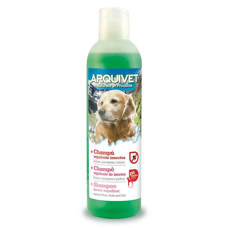 Champú repelente de insectos (250 ml. / 750 ml. / 5 L.)