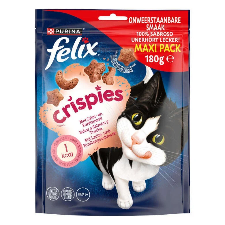 Purina Felix Crispies Bocaditos De Salmón Y Trucha 45g