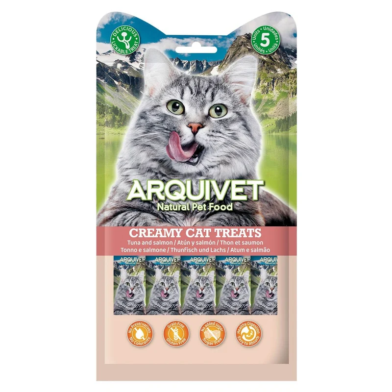 Snack cremoso de Atún y Salmón - Creamy Cat Treats