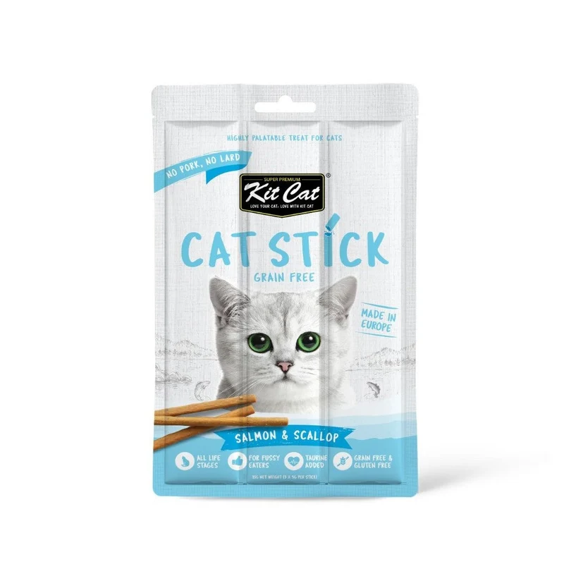 Kit Cat Cat Stick - Salmon & Scallop 15g