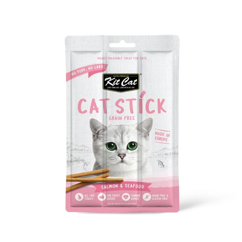 Kit Cat Cat Stick - Salmon & Seafood 15g