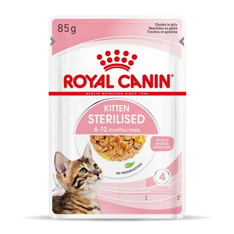 Royal Canin Kitten Sterilised 85 Gr (Sobre Gelatina)