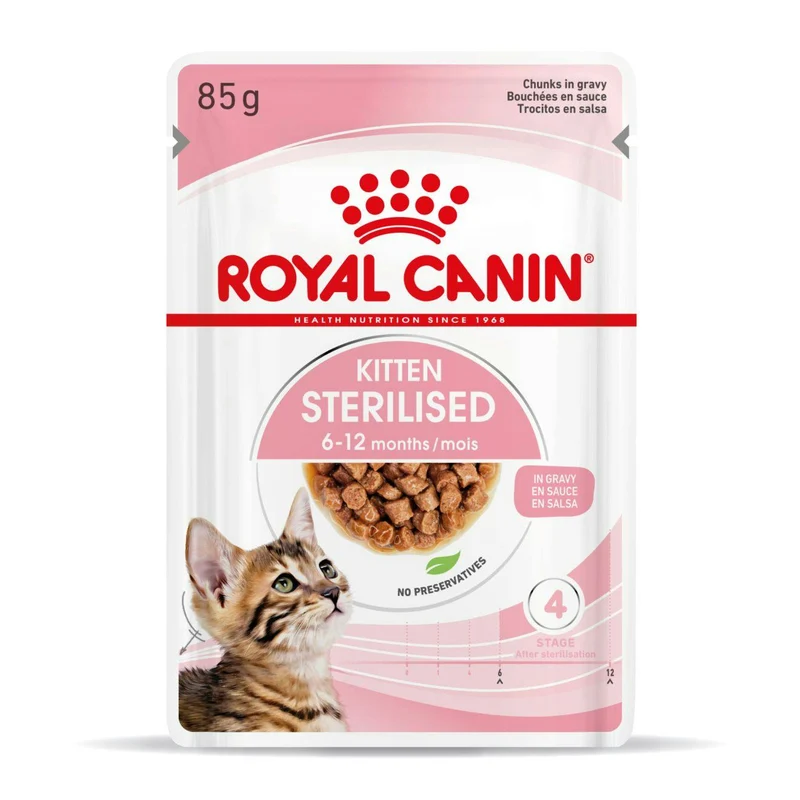Royal Canin Kitten Sterilised 85 Gr (Sobre Salsa)