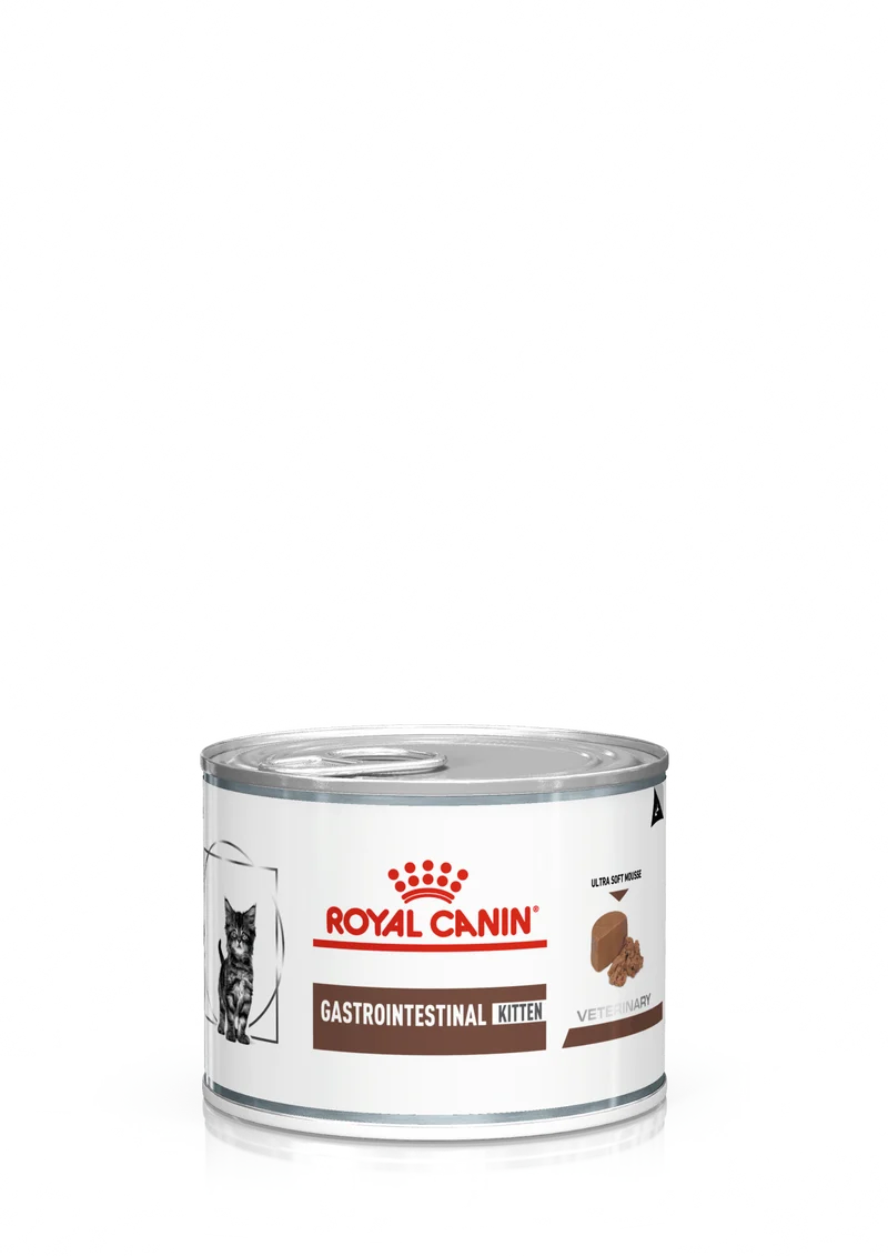Royal Canin Veterinary Gastro Intestinal Kitten 195 Gr (Lata Mousse Ultra Suave)