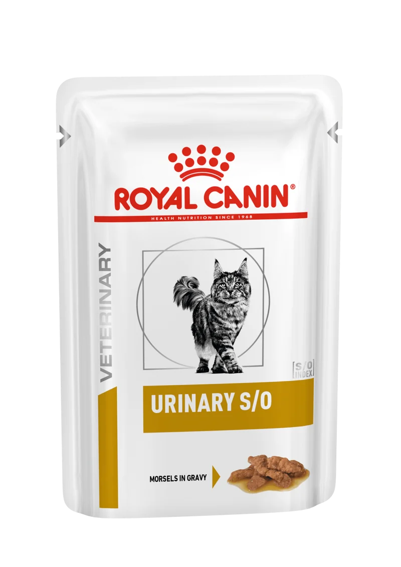 Royal Canin Veterinary Urinary S/O 85 Gr (Sobre Bocaditos En Salsa)