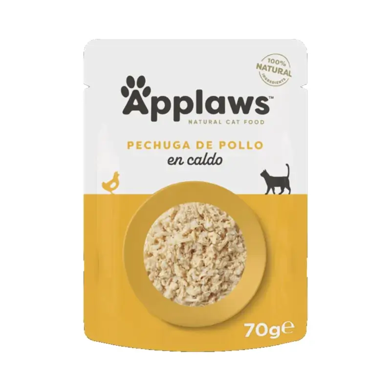 Applaws Cat Sobre Pechuga De Pollo En Caldo, 12x70 gr
