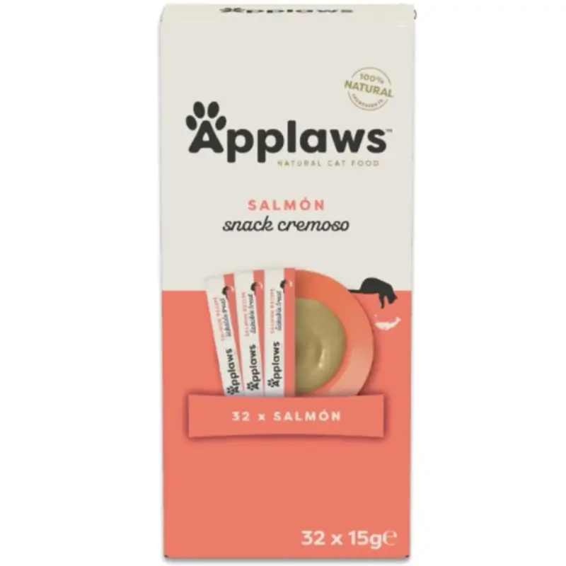 Applaws Cat Snack Lickable Salmon, 4x8x15 gr