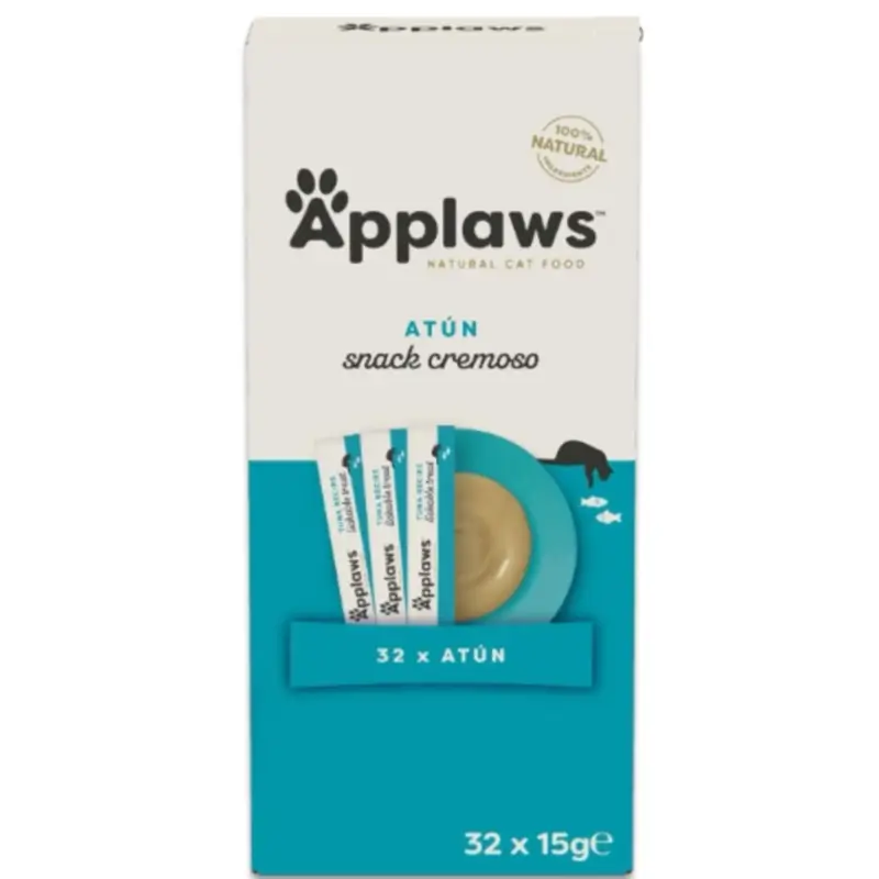 Applaws Cat Snack Lickable Atun, 4x8x15 gr
