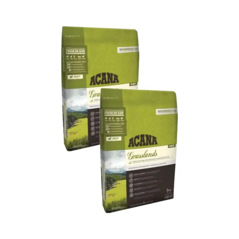 Acana Feline Adult Grasslands Pack 2 x 1,8 Kg pienso para gatos