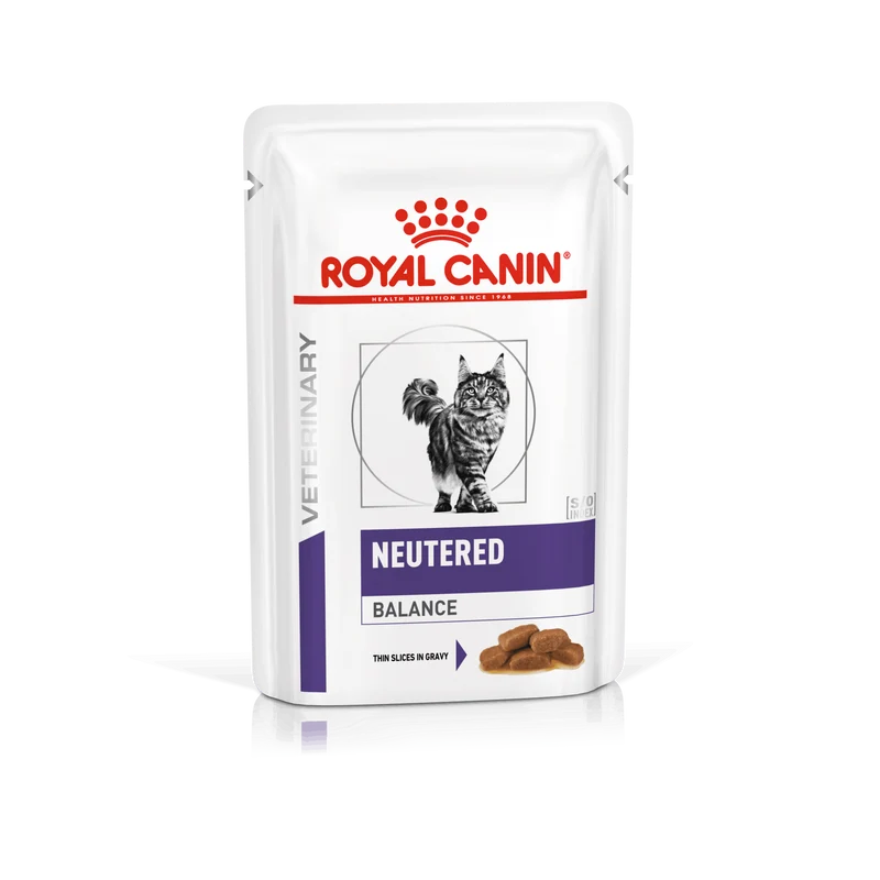 Royal Canin Veterinary Neutered Balance Cat 85 Gr (Sobre Finas Láminas En Salsa)