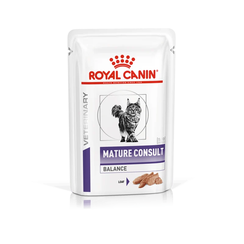 Royal Canin Veterinary Mature Consult Balance Cat 85 Gr (Sobre Paté)