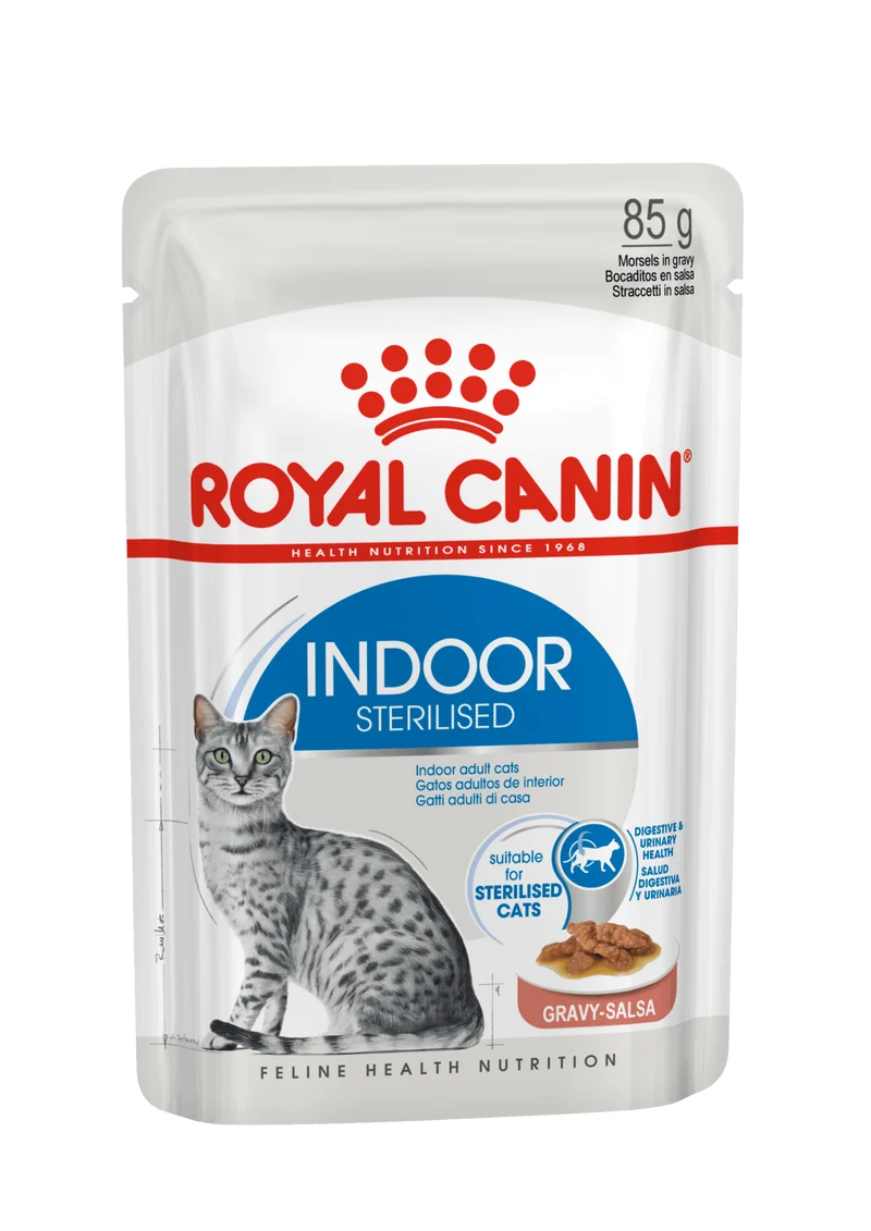 Royal Canin Indoor Sterilised 85 Gr (Sobre Salsa)