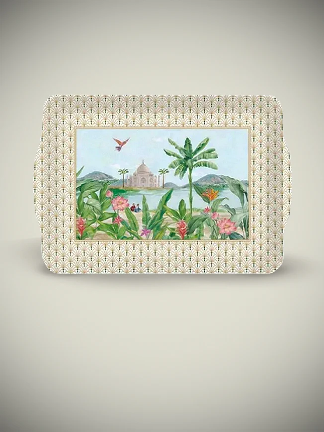 Bandeja Rectangular Pequeña 'Paradise Sauvage' - 33x22 cm