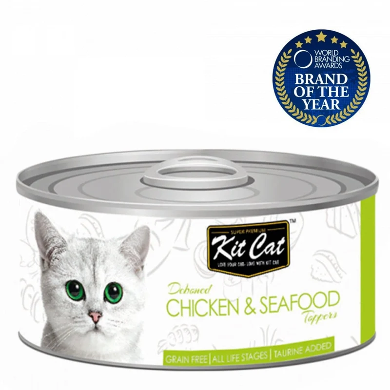 Kit Cat Lata Toppers - Pollo & Atún 80g