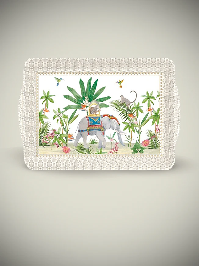 Bandeja Rectangular Pequeña 'Marajah' - 32x22 cm