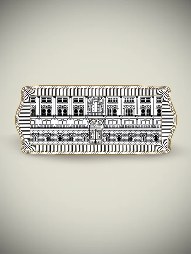 Bandeja de Servir de Porcelana 'Palazzo' - 35x15 cm