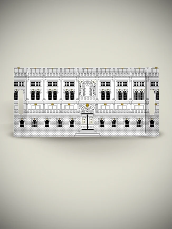 Bandeja Rectangular Pequeña 'Palazzo' - 40x19 cm