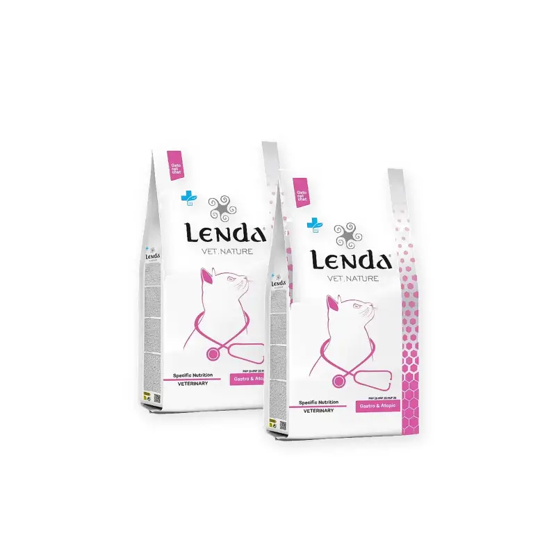 Lenda Vetnature Cat Gastro & Atopic, Pack 2x2 kg