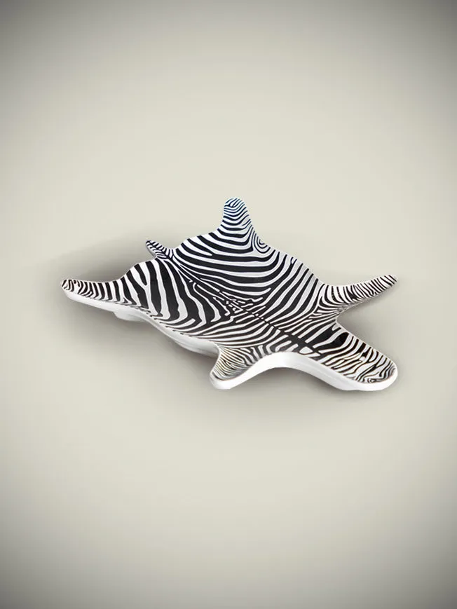 Bandeja Decorativa 'Zebra Hide'