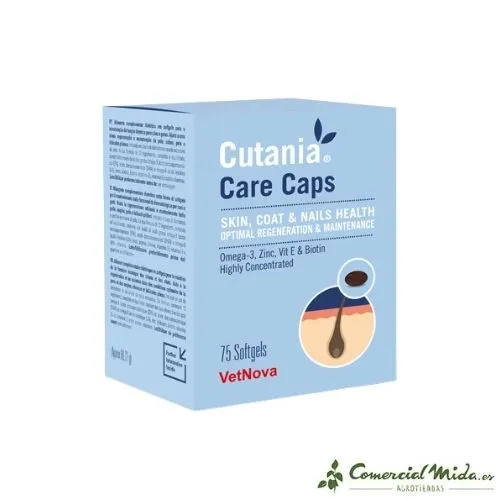 VETNOVA Cutania Care Caps Perros y Gatos